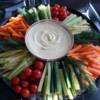Vegetable Platter with Curry Dip